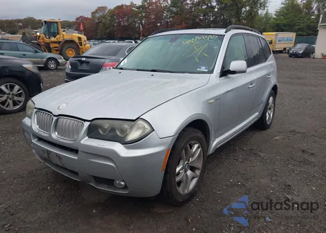 2007 BMW X3 3.0Si z USA, uszkodzony, nr VIN WBXPC93427WF02689